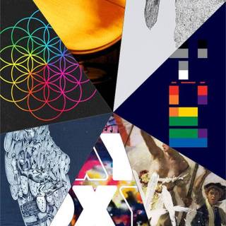 Album cover collage wallpaper