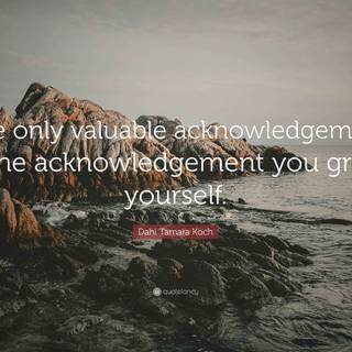 Acknowledgement wallpaper