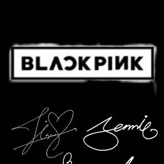 Blackpink signatures wallpaper
