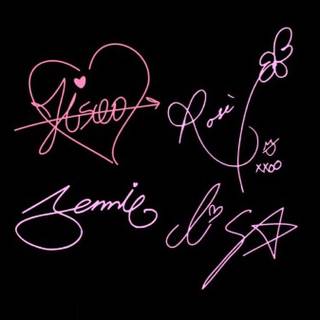 Blackpink signatures wallpaper