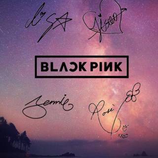 Blackpink signatures wallpaper