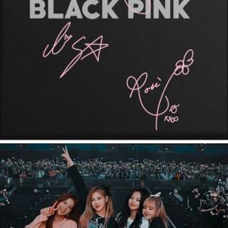 Blackpink signatures wallpaper