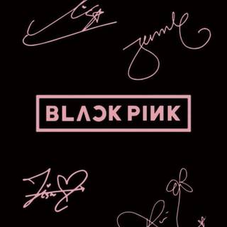 Blackpink signatures wallpaper