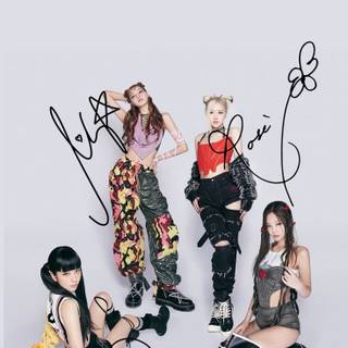 Blackpink signatures wallpaper