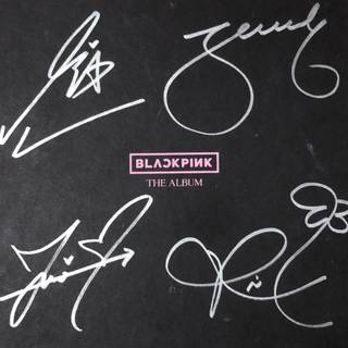 Blackpink signatures wallpaper