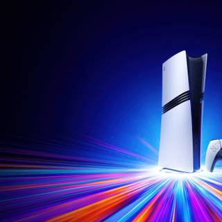 Minimalist PS5 HD wallpaper