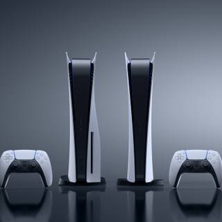 Minimalist PS5 HD wallpaper