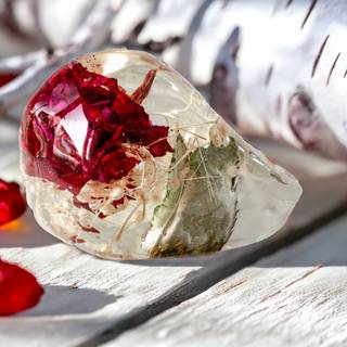 Crystal rose wallpaper