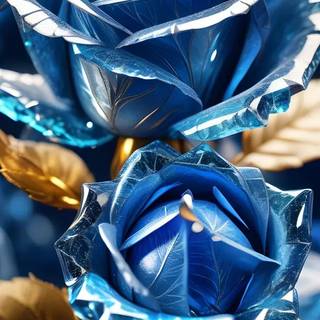 Crystal rose wallpaper