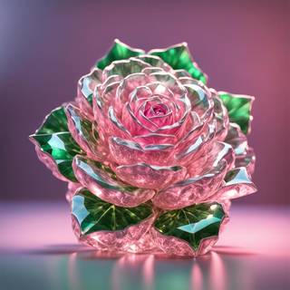 Crystal rose wallpaper