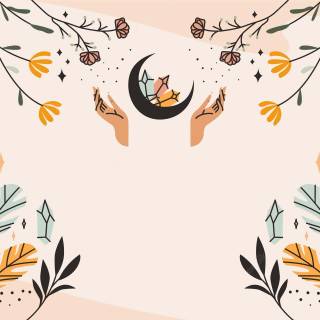 Summer boho laptop wallpaper