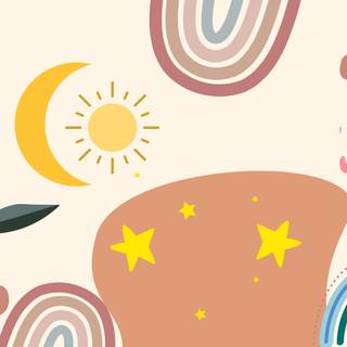 Summer boho laptop wallpaper