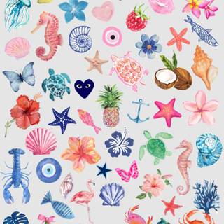 Pretty summer aesthetic wallpaper