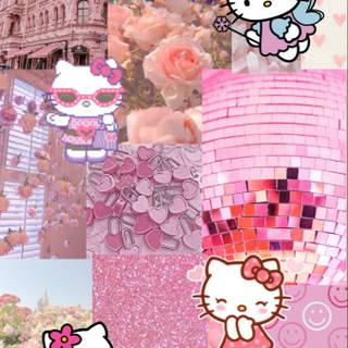 Hello Kitty spring vibes wallpaper