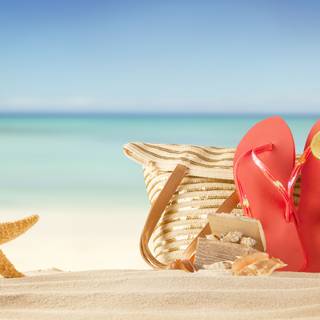 MacBook summer sand wallpaper