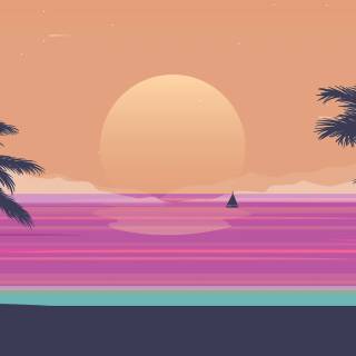 Pink summer PC wallpaper