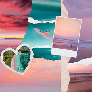 Pink summer PC wallpaper