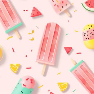 Pink summer PC wallpaper