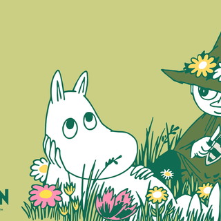 Relaxing cartoon character desktop wallpaper