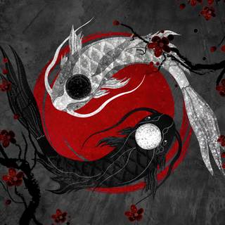 Yin Yang 4k PC wallpaper