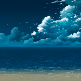 4k beach anime wallpaper