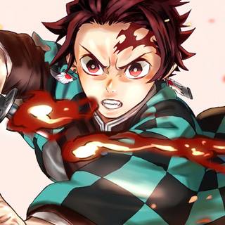 Tanjiro iPhone 4k wallpaper