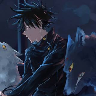 Megumi Fushiguro desktop wallpaper