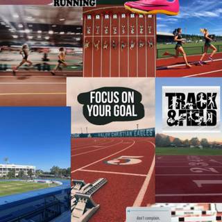 Track and field iPhone wallpaper