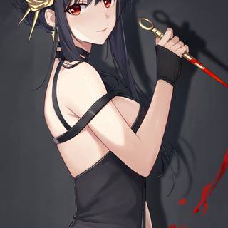 Yor Forger iPhone wallpaper