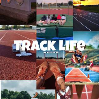 Track and field iPhone wallpaper