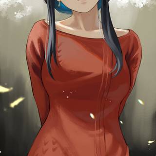 Yor Forger iPhone wallpaper