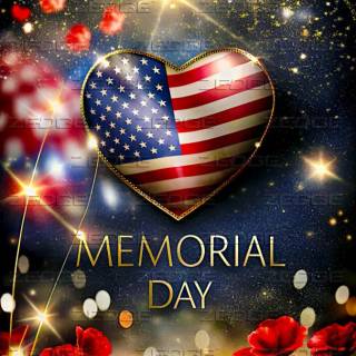 Memorial Day iPhone wallpaper