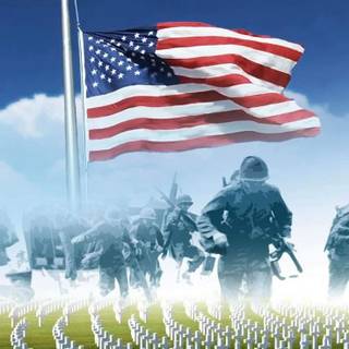 Memorial Day iPhone wallpaper