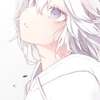 Anime white phone wallpaper