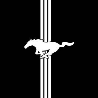 Ford Mustang logo iPhone wallpaper