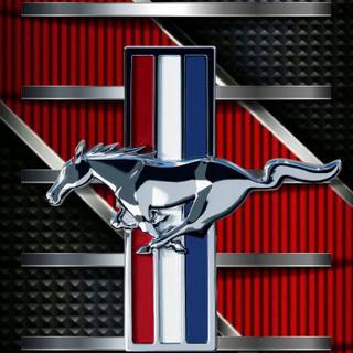 Ford Mustang logo iPhone wallpaper