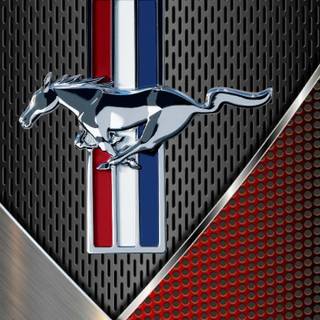 Ford Mustang logo iPhone wallpaper