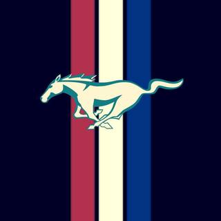 Ford Mustang logo iPhone wallpaper