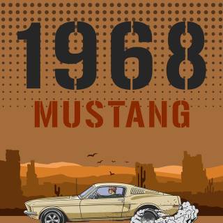 Ford Mustang logo iPhone wallpaper