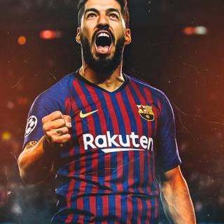 Luis Suarez iPhone wallpaper
