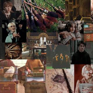 Harry Potter aesthetic desktop wallpaper