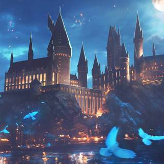 Harry Potter aesthetic desktop wallpaper