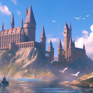 Harry Potter aesthetic desktop wallpaper