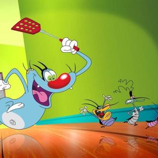 Oggy desktop wallpaper