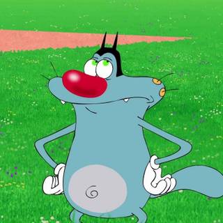 Oggy desktop wallpaper