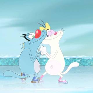 Oggy desktop wallpaper