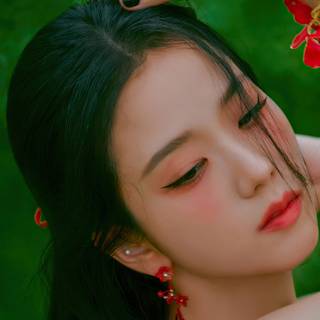 Kim Jisoo desktop wallpaper