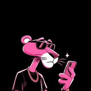 Pink Panther phone wallpaper