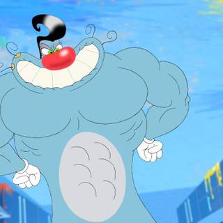 Oggy desktop wallpaper