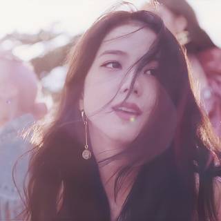 Kim Jisoo desktop wallpaper